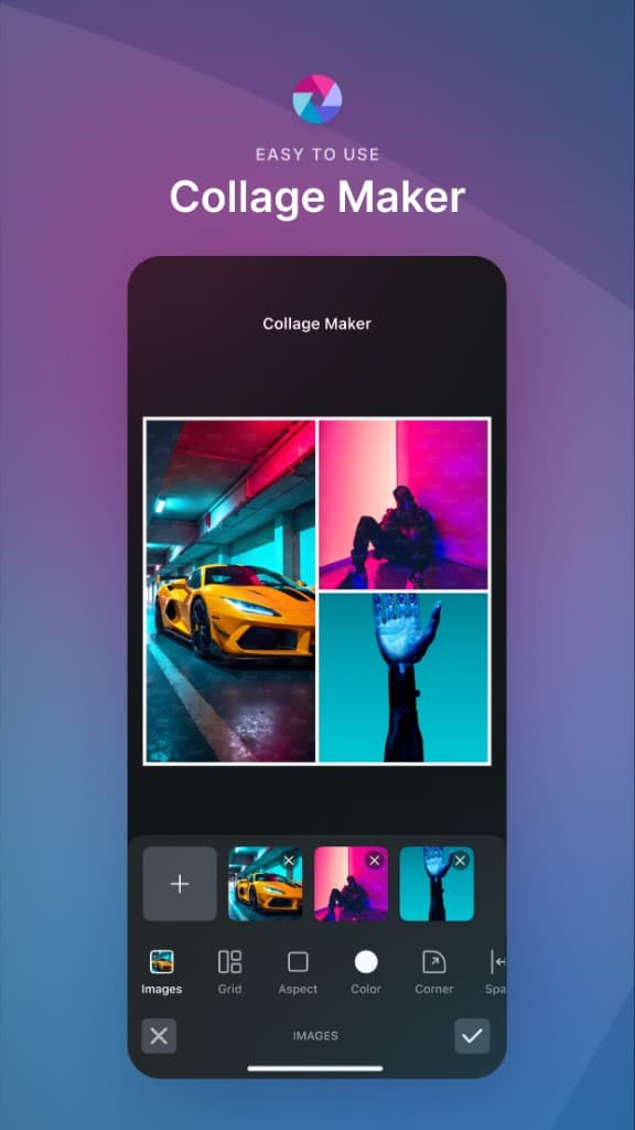 Pixlr Collage Maker — Browser-Editor zum Erstellen von Foto-Collagen