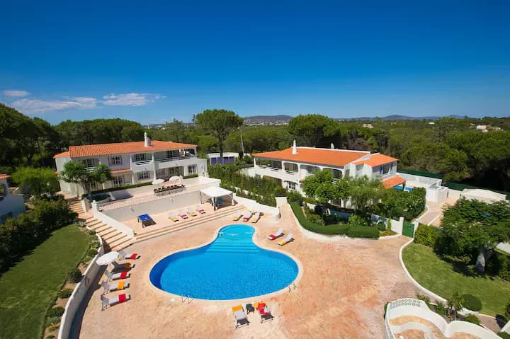Villa Faro aus der Vogelperspektive