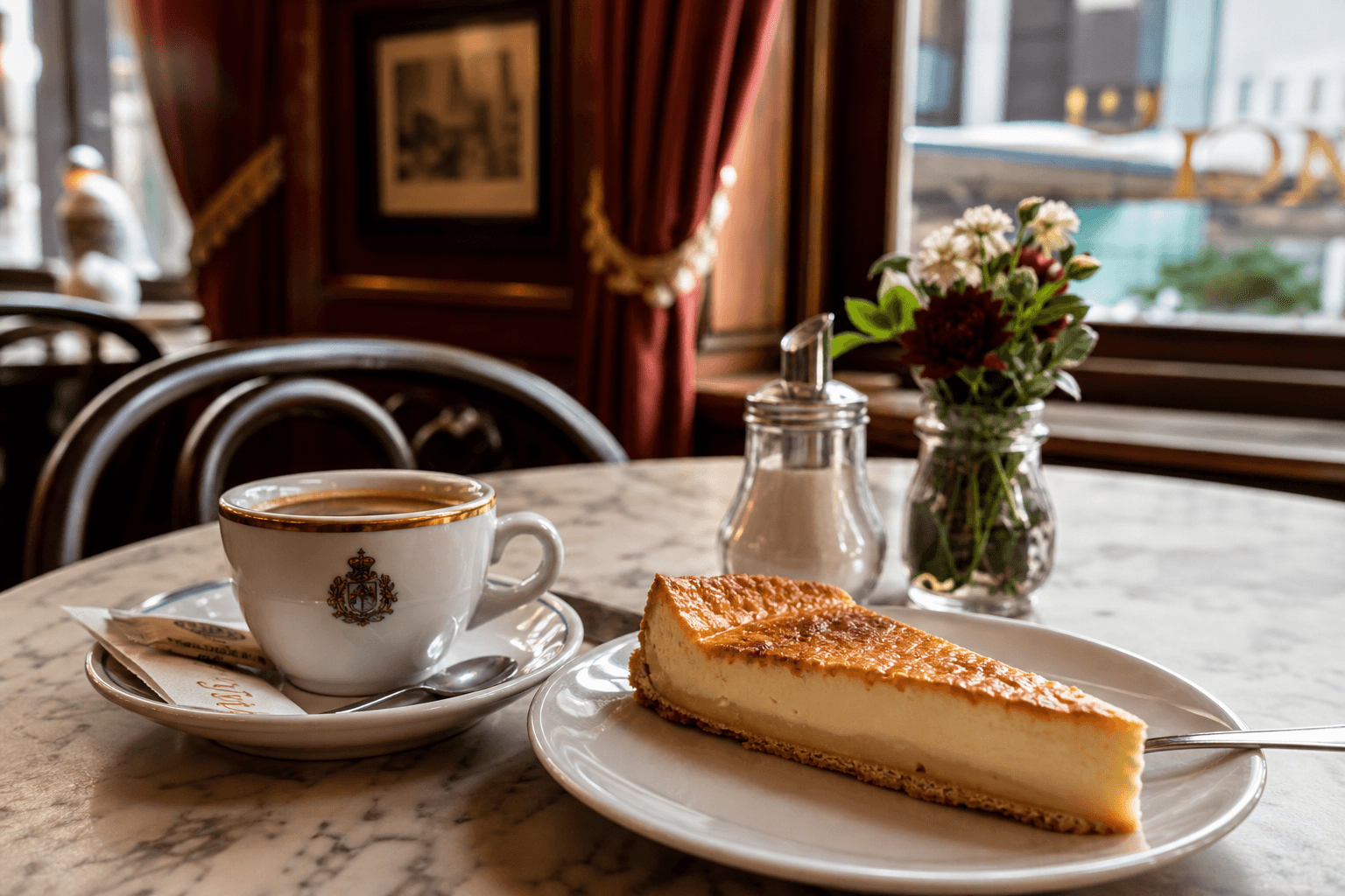 Café in Hannover — Kaffee und Schmandschnitte