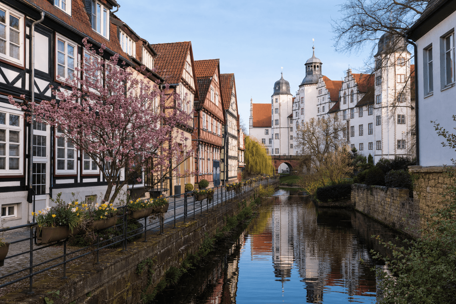 Celle Altstadt — buntes Fachwerk an der Altstadt