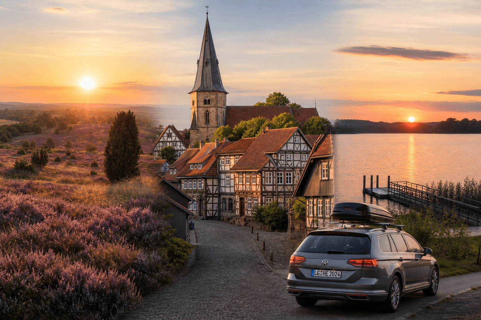 Niedersachsen Geheimtipps — Heide, Fachwerk und Seenlandschaft