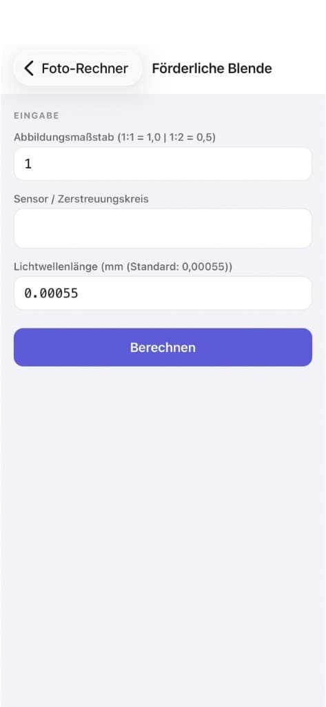 Belichtungsdreieck