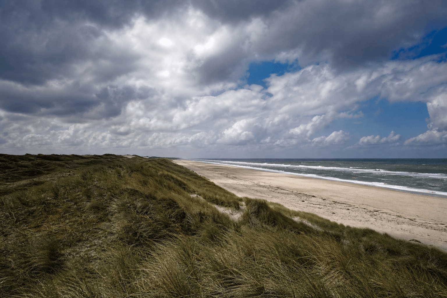 Dünen und Nordsee auf Sylt