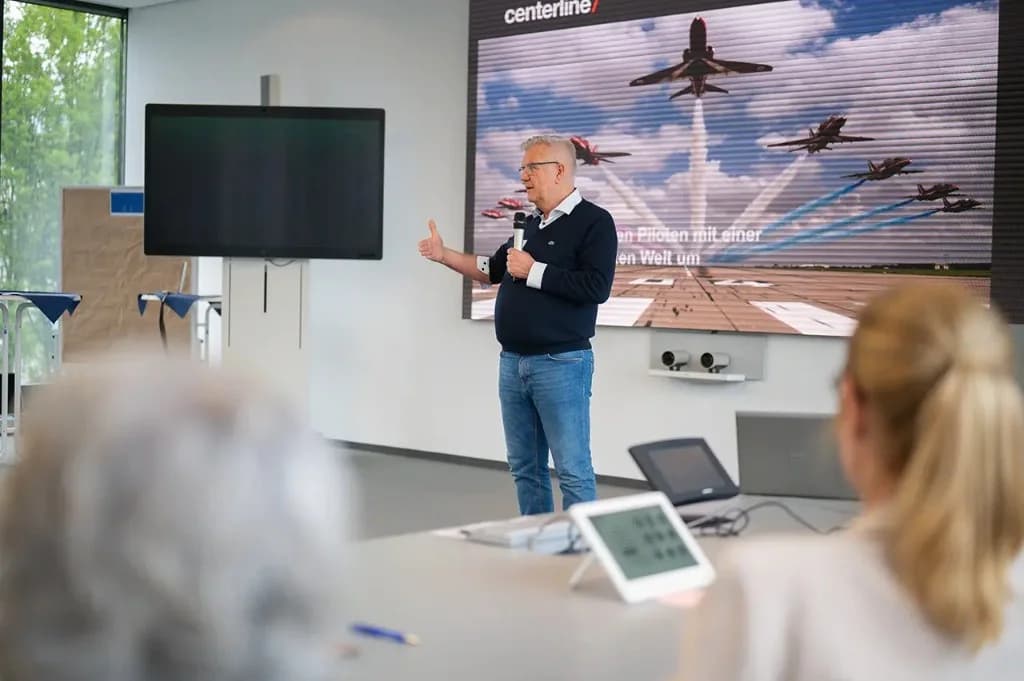 Keynote on stage — event photography in Hannover