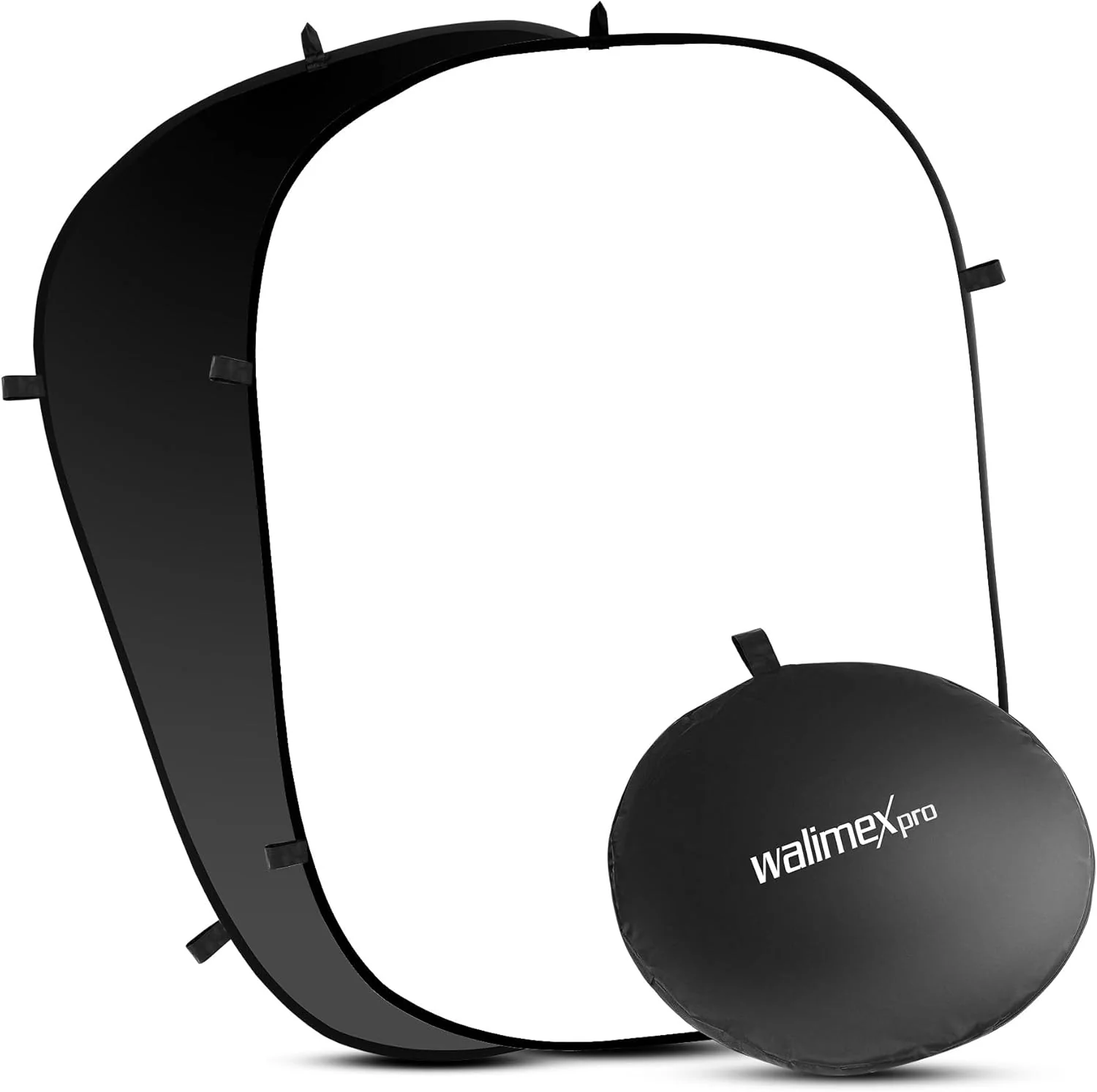walimex pro Foldable Backdrop Black/White