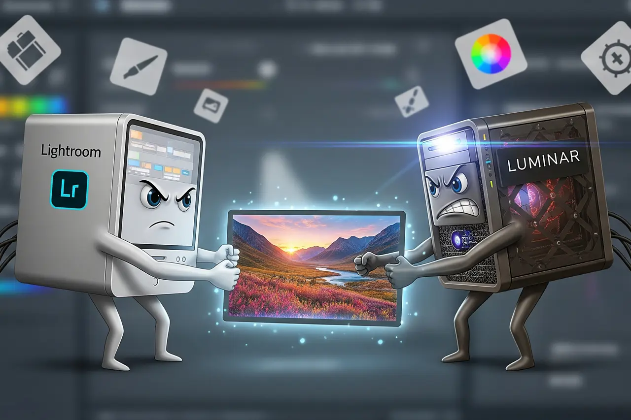 Bestes Bildbearbeitungsprogramm für Anfänger: Lightroom vs Luminar 2025