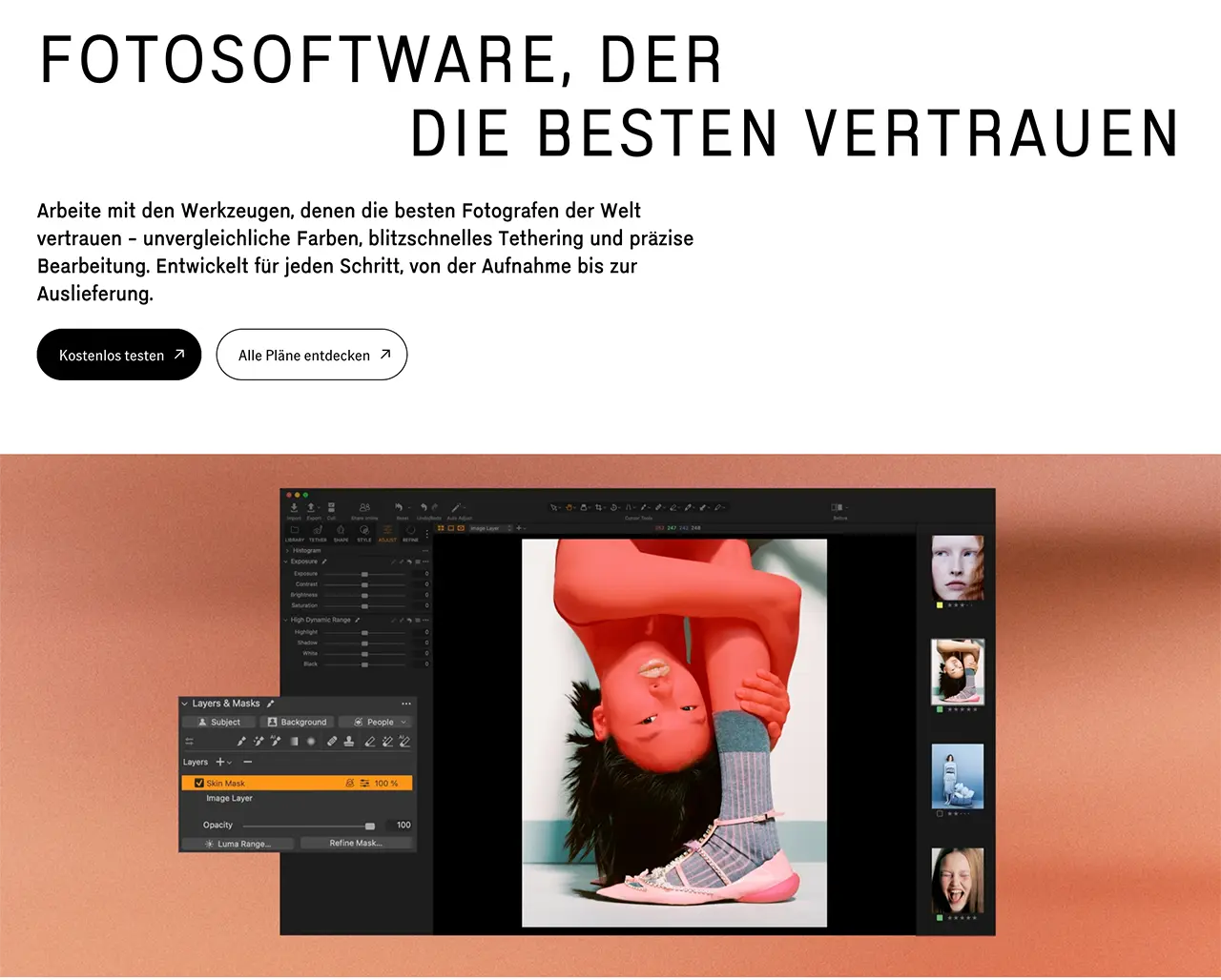Capture One Pro Interface