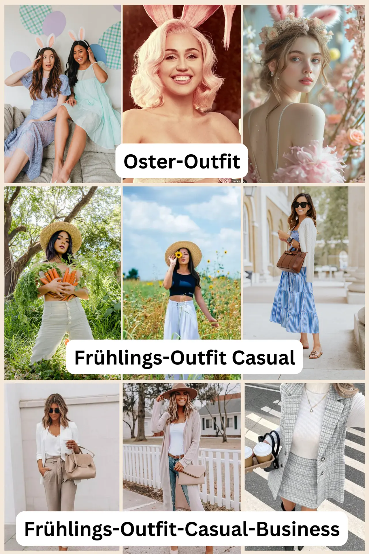 Beispiel eines Moodboards für Fotoshootings