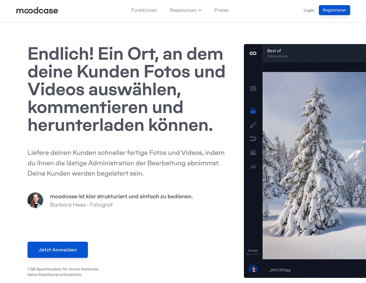 moodcase - Professionelle Bildauslieferung